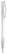 Toppoint Nash grip transparant balpen - Transparant / Wit
