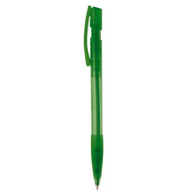 Stylo Toppoint Nash grip transparent - Transparent / Vert
