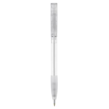 Stylo Toppoint Nash grip transparent - Transparent / Blanc