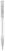 Toppoint Nash grip transparant balpen - Transparant / Wit