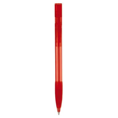 Stylo Toppoint Nash grip transparent - Transparent / Rouge