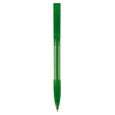 Stylo Toppoint Nash grip transparent - Transparent / Vert