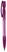 Toppoint Nash grip transparant balpen - Transparant / Paars
