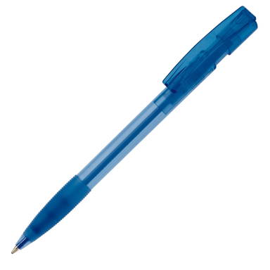 Stylo Toppoint Nash grip transparent - Transparent / Bleu