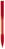 Toppoint Nash grip transparant balpen - Transparant / Rood