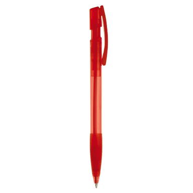 Stylo Toppoint Nash grip transparent - Transparent / Rouge