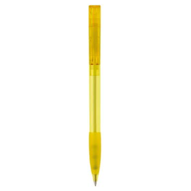 Stylo Toppoint Nash grip transparent - Transparent / Jaune