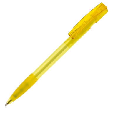 Stylo Toppoint Nash grip transparent - Transparent / Jaune