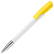 Toppoint Nash metal tip hardcolour balpen - Wit / Geel