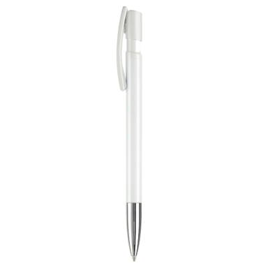 Stylo Toppoint Nash pointe métallique hardcolour - Blanc / Blanc