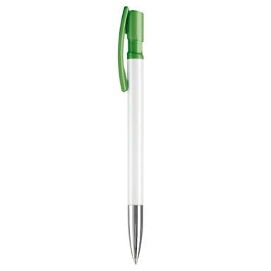 Stylo Toppoint Nash pointe métallique hardcolour - Blanc / Vert