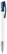 Toppoint Nash metal tip hardcolour balpen - Wit / Donkerblauw