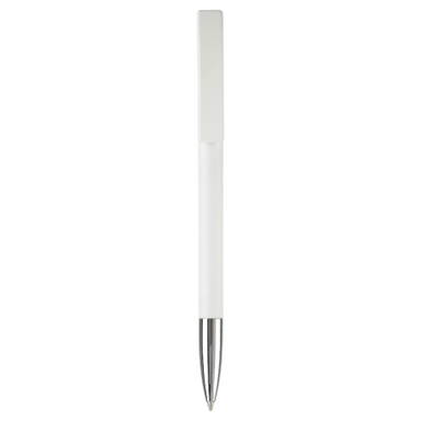 Stylo Toppoint Nash pointe métallique hardcolour - Blanc / Blanc