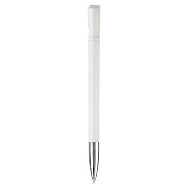Stylo Toppoint Nash pointe métallique hardcolour - Blanc / Blanc