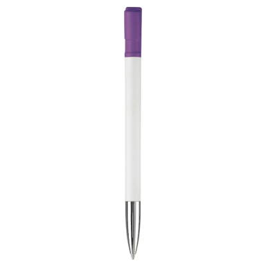 Stylo Toppoint Nash pointe métallique hardcolour - Blanc / Violet