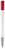 Toppoint Nash metal tip hardcolour balpen - Wit / Rood