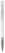 Toppoint Nash metal tip transparant balpen - Transparant / Wit