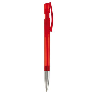 Stylo stylo Nash pointe métallique transparent - Transparent / Rouge