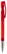Toppoint Nash metal tip transparant balpen - Transparant / Rood