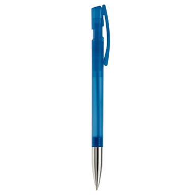 Stylo stylo Nash pointe métallique transparent - Transparent / Bleu