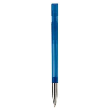 Stylo stylo Nash pointe métallique transparent - Transparent / Bleu