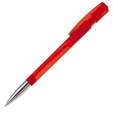 Stylo stylo Nash pointe métallique transparent - Transparent / Rouge