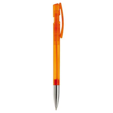 Stylo stylo Nash pointe métallique transparent - Transparent / Orange