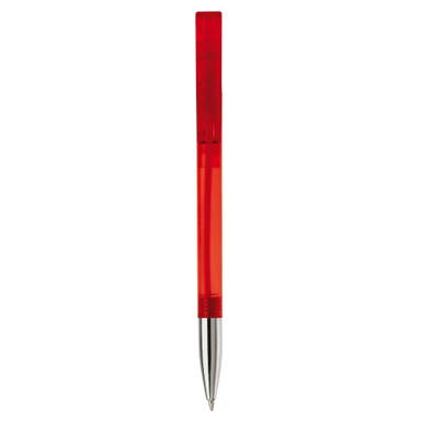 Stylo stylo Nash pointe métallique transparent - Transparent / Rouge