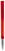 Toppoint Nash metal tip transparant balpen - Transparant / Rood
