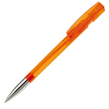 Stylo stylo Nash pointe métallique transparent - Transparent / Orange