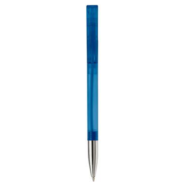 Stylo stylo Nash pointe métallique transparent - Transparent / Bleu