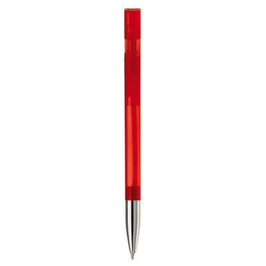 Stylo stylo Nash pointe métallique transparent - Transparent / Rouge