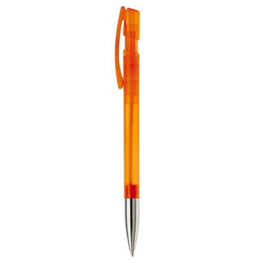 Stylo stylo Nash pointe métallique transparent - Transparent / Orange