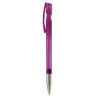 Stylo stylo Nash pointe métallique transparent - Transparent / Violet