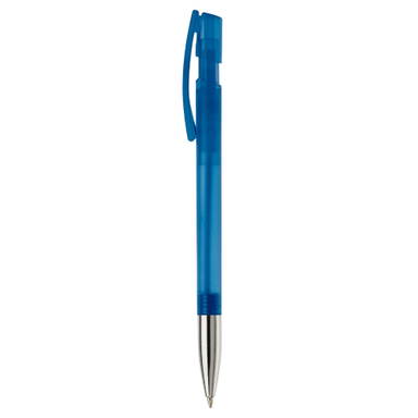 Stylo stylo Nash pointe métallique transparent - Transparent / Bleu