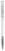 Toppoint Nash metal tip transparant balpen - Transparant / Wit