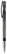 Toppoint Nash metal tip transparant balpen - Transparant / Zwart