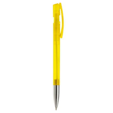 Stylo stylo Nash pointe métallique transparent - Transparent / Jaune