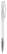 Toppoint Nash metal tip transparant balpen - Transparant / Wit