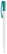 Toppoint Nash solid-colour ballpoint pen - White / Turquoise