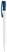 Toppoint Nash solid-colour ballpoint pen - White / Dark Blue