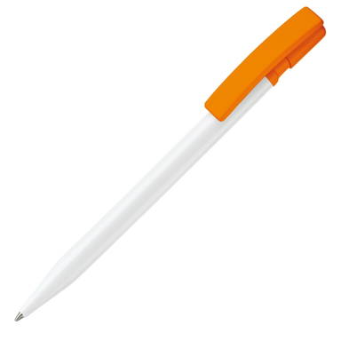 Toppoint Nash hardcolour ballpoint - White / Orange