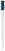 Toppoint Nash solid-colour ballpoint pen - White / Dark Blue