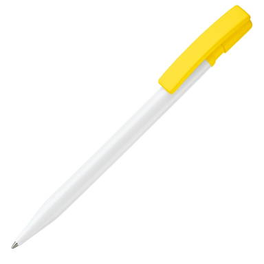 Toppoint Nash hardcolour ballpoint - White / Yellow