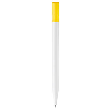 Toppoint Nash hardcolour ballpoint - White / Yellow