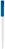 Toppoint Nash solid-colour ballpoint pen - White / Royal Blue