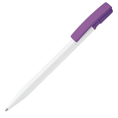 Toppoint Nash hardcolour ballpoint - White / Purple