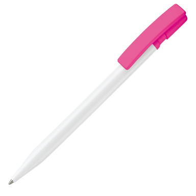Toppoint Nash hardcolour ballpoint - White / Pink