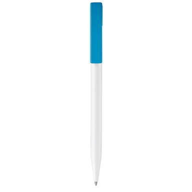 Toppoint Nash hardcolour ballpoint - White / Light Blue