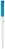 Toppoint Nash solid-colour ballpoint pen - White / Light Blue